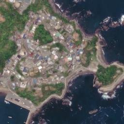 Satellite imagery of Yoroi-zaki, JP