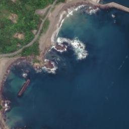 Satellite imagery of Yoroi-zaki, JP