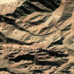 Satellite imagery of Pushtah-ye Ghaẕbas, AF