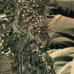 Satellite imagery of Pushtah-ye Ghaẕbas, AF