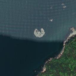 Satellite imagery of Matsuba-saki, JP