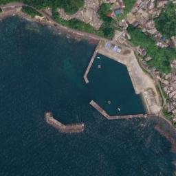 Satellite imagery of Mugi-saki, JP