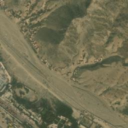 Satellite imagery of Khyber Pass, AF
