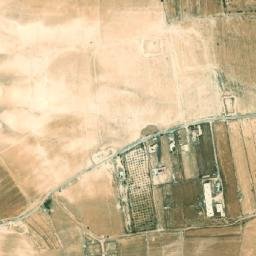 Satellite imagery of Ḑahrāt at Tūt, SY
