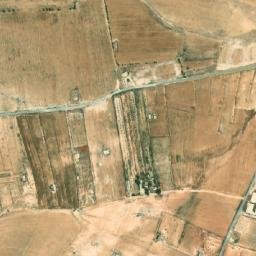 Satellite imagery of Ḑahrāt at Tūt, SY