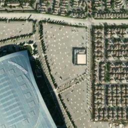 Vue satellite SoFi Stadium