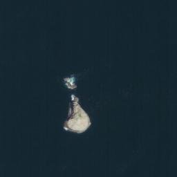 Satellite imagery of Ninepin Rock, KR