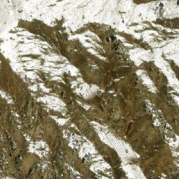 Satellite imagery of Kūn-e Laḏūgak, AF