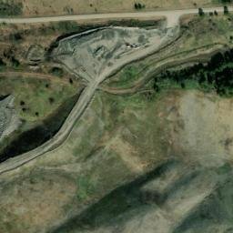 Satellite imagery of Coal Creek Mine, US