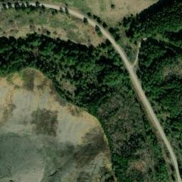 Satellite imagery of Coal Creek Mine, US