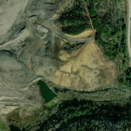 Satellite imagery of Coal Creek Mine, US