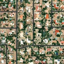 Satellite imagery of T3N R4E SEC 13 NE COR — NGS DU1766 — Scottsdale, US, US