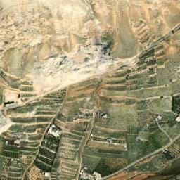 Satellite imagery of Ma‘būr Qal‘at as Sinān, SY