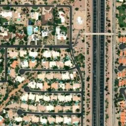 Satellite imagery of T3N R4E SEC 24 NE COR — NGS DU1771 — Scottsdale, US, US