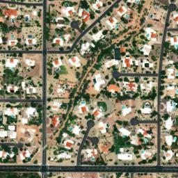 Satellite imagery of T3N R4E SEC 24 NE COR — NGS DU1771 — Scottsdale, US, US