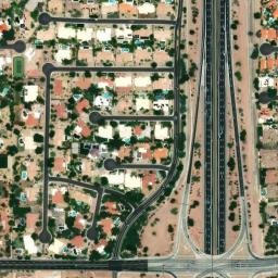 Satellite imagery of T3N R4E SEC 24 NE COR — NGS DU1771 — Scottsdale, US, US
