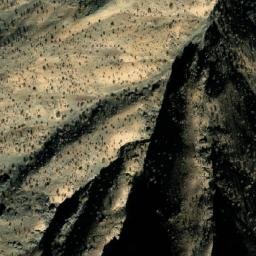 Satellite imagery of Kōh-e Jish, AF