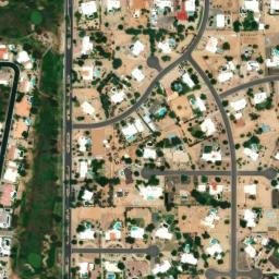 Satellite imagery of T3N R4E SEC 24 NE COR — NGS DU1771 — Scottsdale, US, US