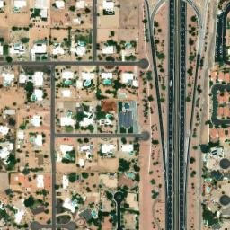 Satellite imagery of T3N R4E SEC 24 NE COR — NGS DU1771 — Scottsdale, US, US