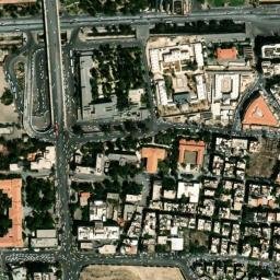 Satellite imagery of Qaşr aḑ Ḑiyāfah, SY