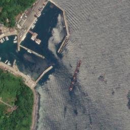 Satellite imagery of Shiroiwano-hana, JP