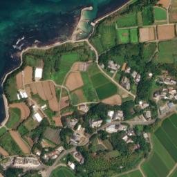 Satellite imagery of Mezeno Saki, JP