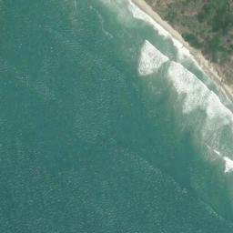 Satellite imagery of San Onofre Bluffs, US