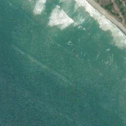Satellite imagery of San Onofre Bluffs, US