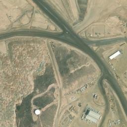Satellite imagery of Glamis Pit, US