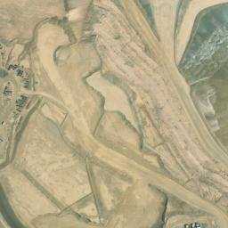 Satellite imagery of Glamis Pit, US