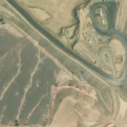 Satellite imagery of Glamis Pit, US