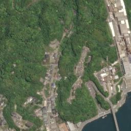 Satellite imagery of Tsuru Saki, JP