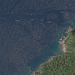 Satellite imagery of Kannon-saki, JP