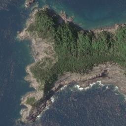 Satellite imagery of Kannon-saki, JP