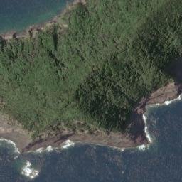 Satellite imagery of Kannon-saki, JP