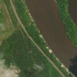 Satellite imagery of China Bluff, US
