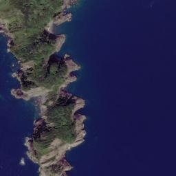 Satellite imagery of Hanazura-saki, JP