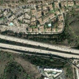 Satellite imagery of Aztec Bowl, US