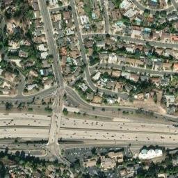 Satellite imagery of E 281 — NGS DC0524 — La Mesa, US, US