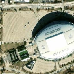 Vue satellite AT&T Stadium