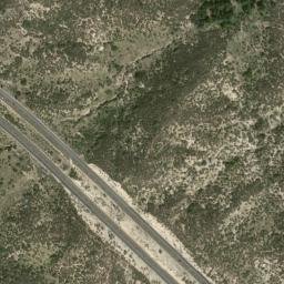 Satellite imagery of Tecate Divide, US