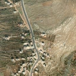 Satellite imagery of Tall al Ḩuşayn, JO