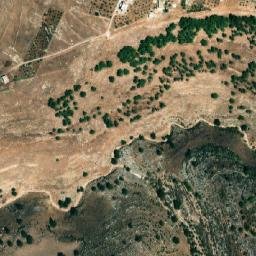 Satellite imagery of Tall al Ḩuşayn, JO