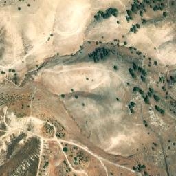 Satellite imagery of Tall al Ḩişn, JO