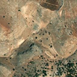 Satellite imagery of Jabal al Ḩūţah, JO