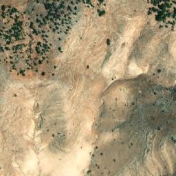 Satellite imagery of Jabal al Ḩūţah, JO
