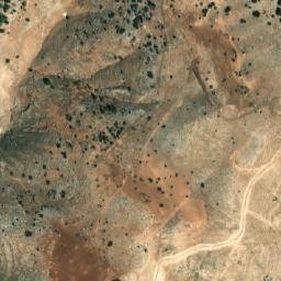 Satellite imagery of Jabal al Ḩūţah, JO