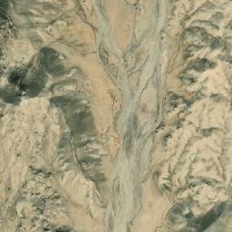 Satellite imagery of Dê Bābā Şāḩib Tapē, AF