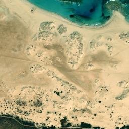 Satellite imagery of Ra’s Galadat, LY