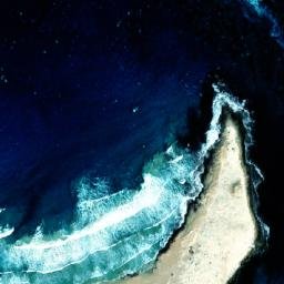 Satellite imagery of Ra’s Bū Ḩulqūmah, LY